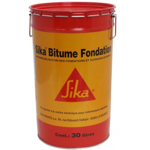 Sika Bitume Fondation - Tonnelet 30 litres