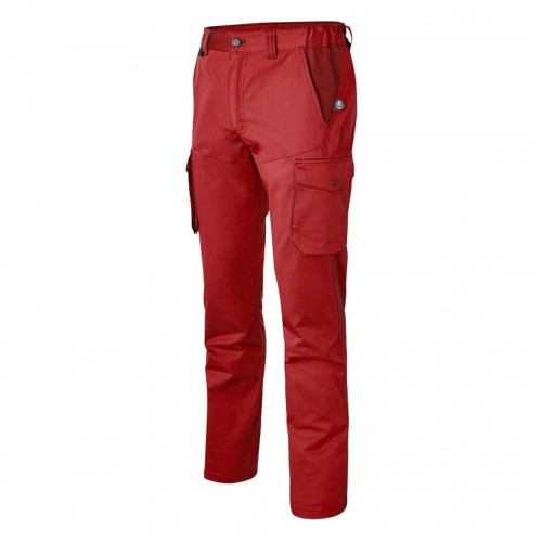PANTALON MULTIPOCHES OVERMAX ROUGE