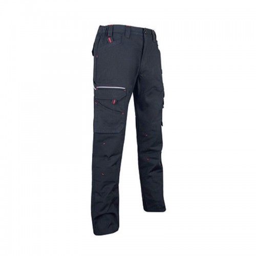 PANTALON DE TRAVAIL NOIR STRETCH-BASALTE MULTIPOCHES